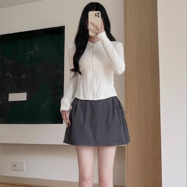 ミニスカート ふんわり広がるリボンフレアミニスカート