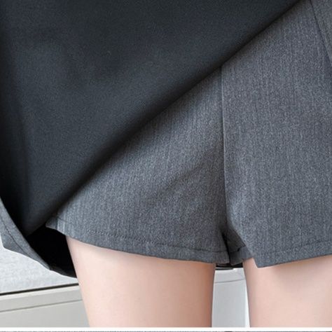 ミニスカート シンプル巻きスカート