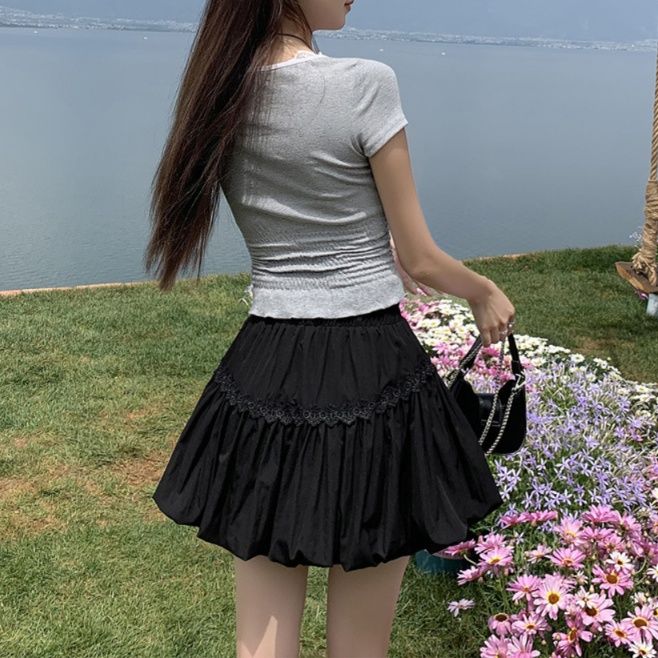 ミニスカート ふんわり爽やか泡立ちミニスカート