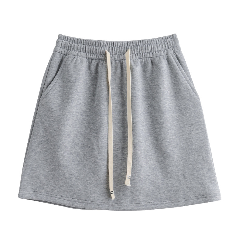 カジュアルスウェット素材ミニスカート