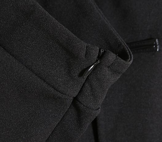 ミニスカートハイウエストタイトミニスカート黒無地