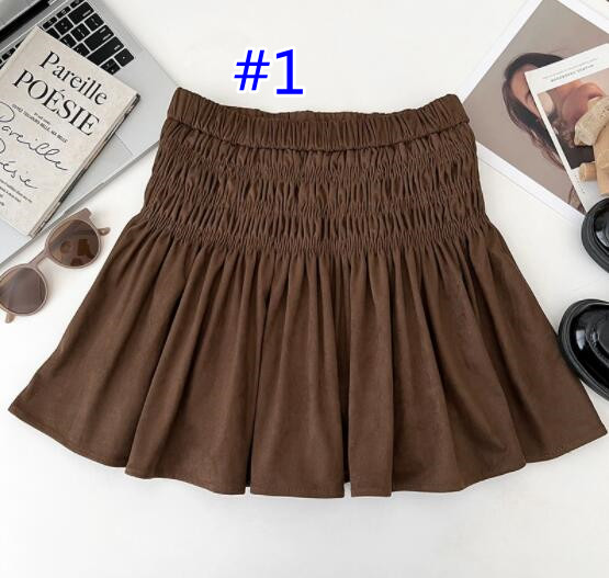 ハイウエストフレアミニスカート