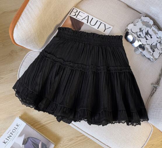 ミニスカートティアードフリルミニ