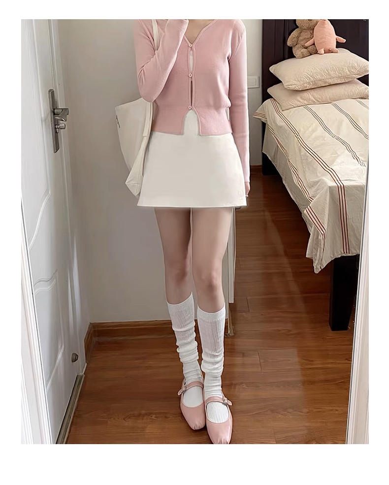 ミニスカート すっきり美脚ミニスカートタイト