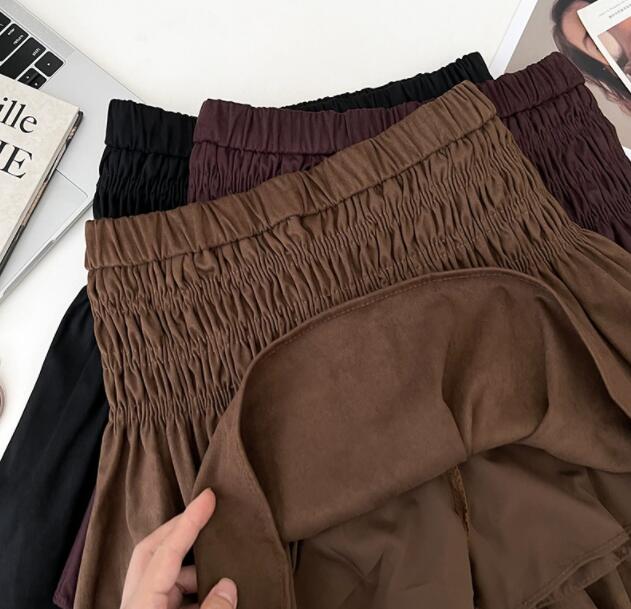 ハイウエストフレアミニスカート