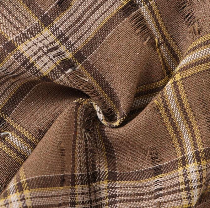 チェック柄アシンメトリーレースミニスカート