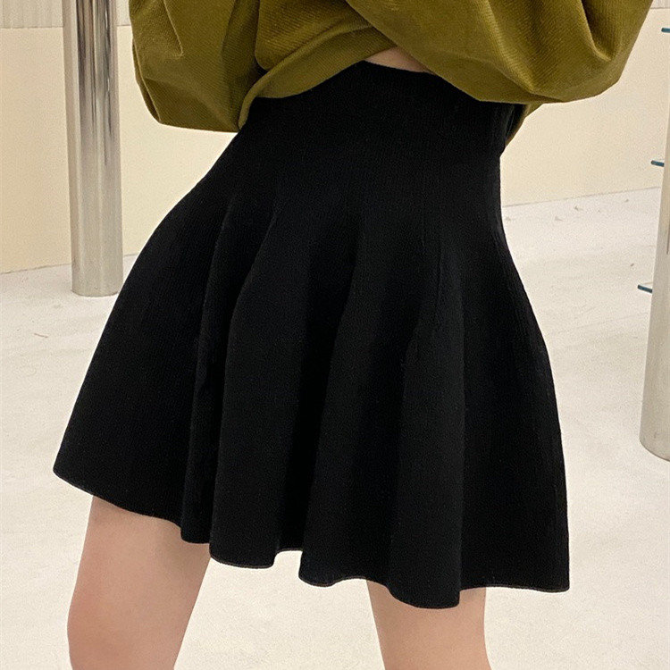 学院風ハイウエストプリーツミニスカート