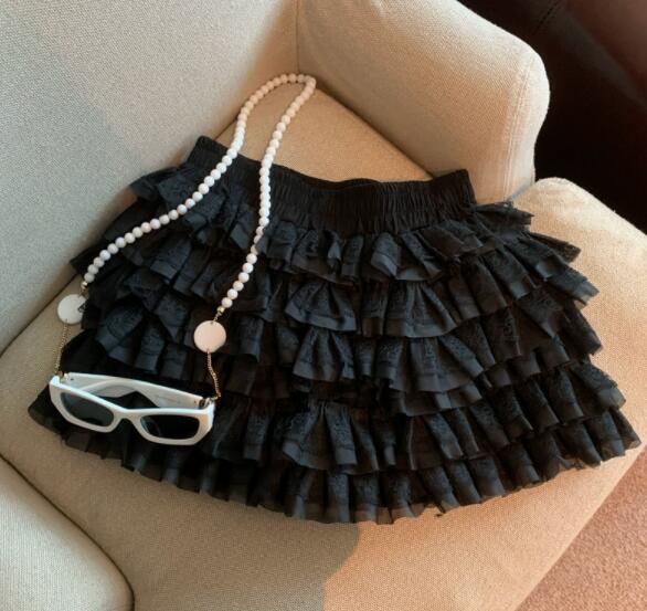 ティアード フリル ミニスカート