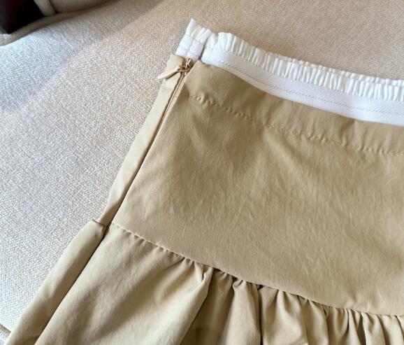 ミニスカートハイウエストフリルミニ