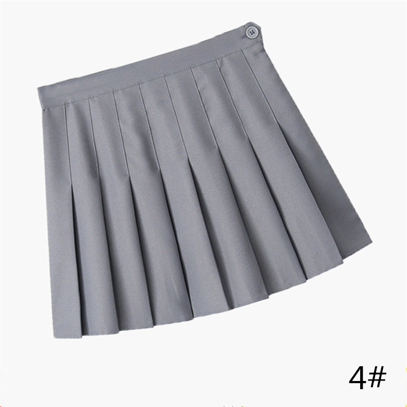 白色プリーツミニスカート ハイウエスト美脚制服風