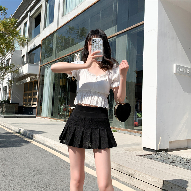 ミニスカート ふわり舞う花びらミニスカート