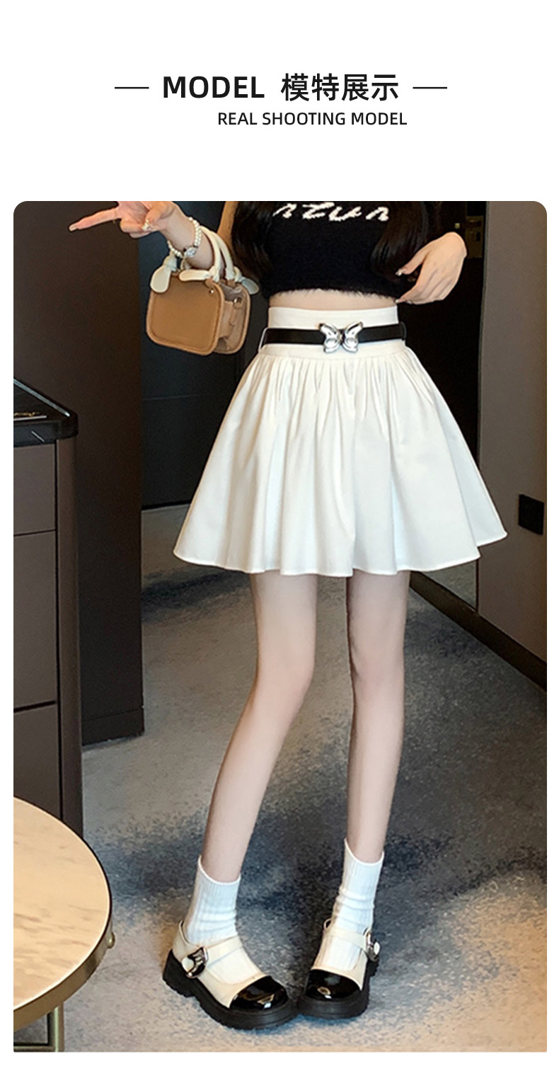ミニスカート 蝶結び飾りフレアミニスカート