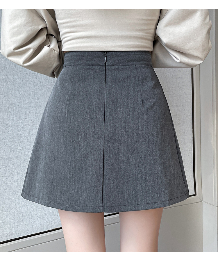 ミニスカート シンプル巻きスカート