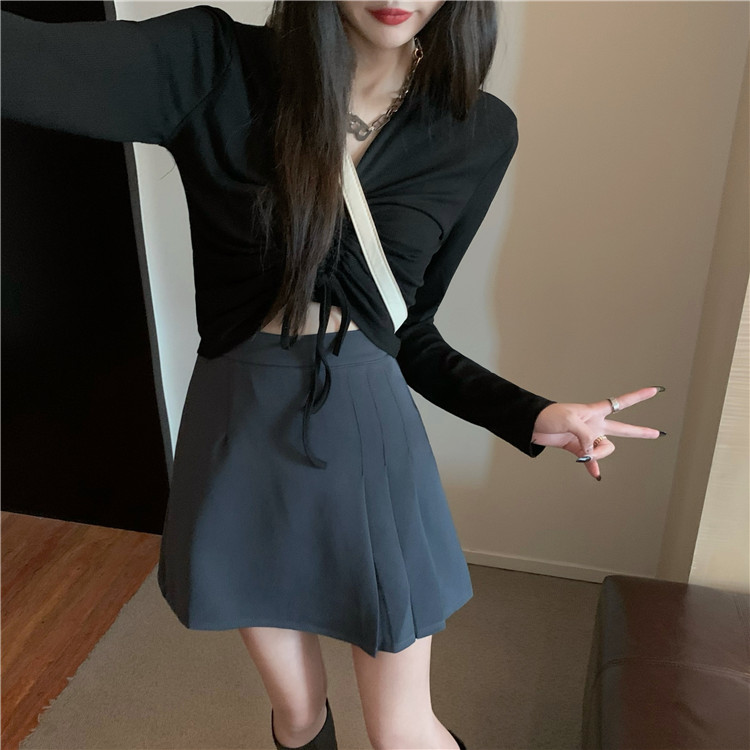 大人気ハイウエストAラインミニスカート