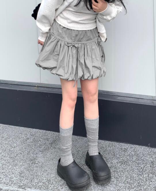 ハイウエストバルーンフリルミニスカート