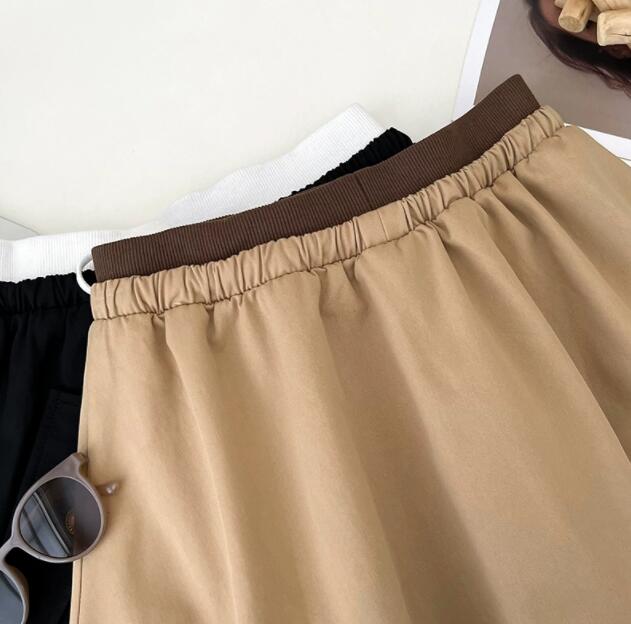 ミニスカート高腰型紐付きポケット付きミニ