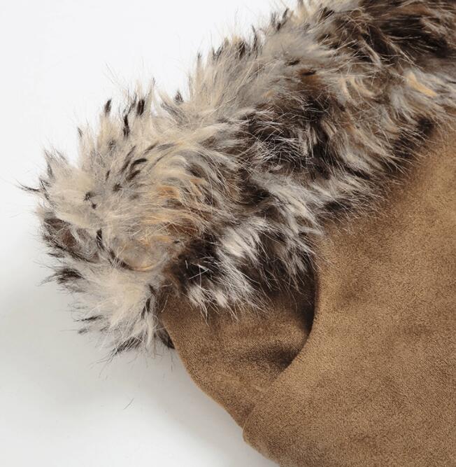 ファー切替タイトミニスカート