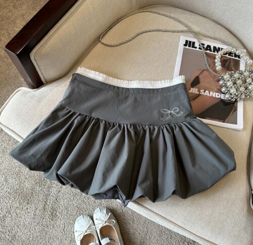 ミニスカートハイウエストフリルミニ