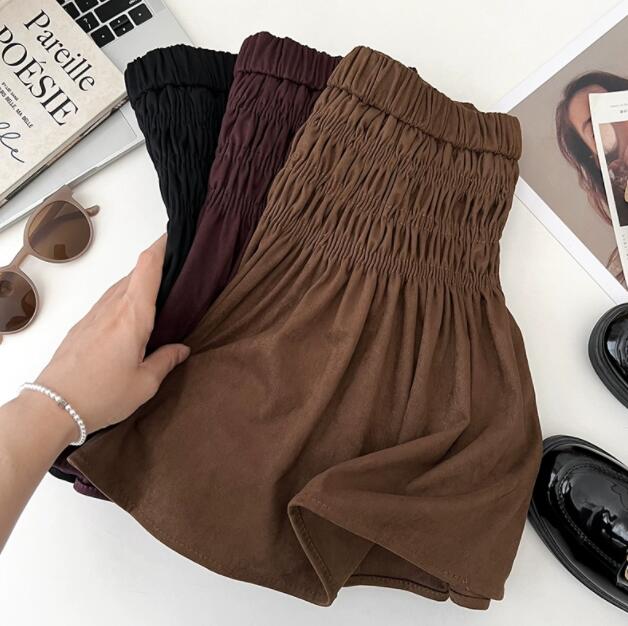 ハイウエストフレアミニスカート