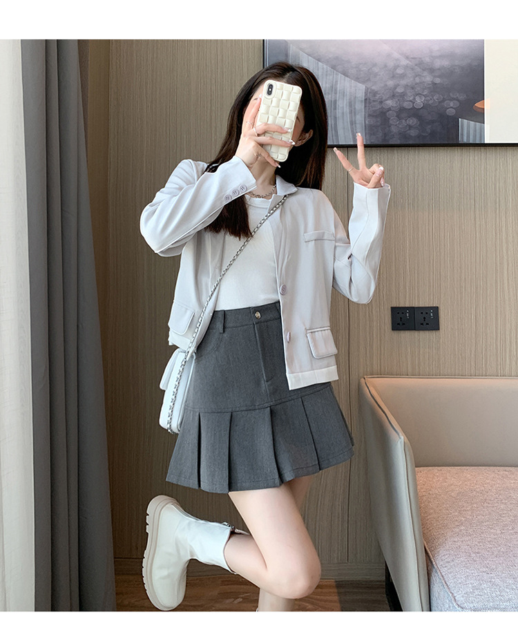 ミニスカート クラシカルプリーツミニスカート