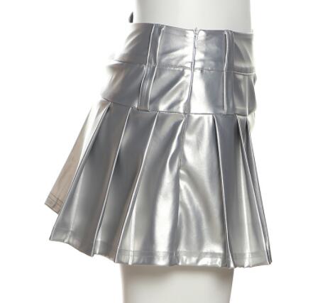 ミニスカートプリーツハイウェストミニスカート 