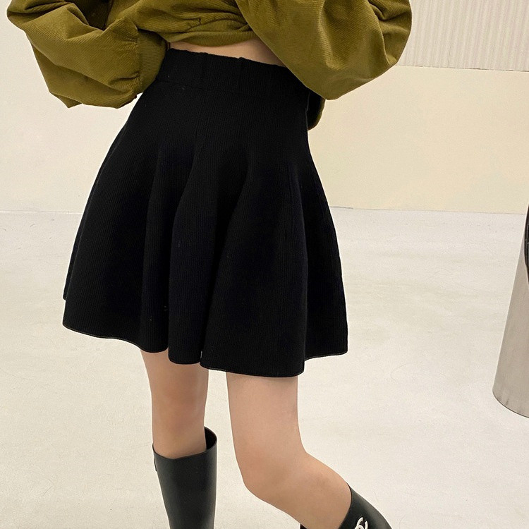 学院風ハイウエストプリーツミニスカート