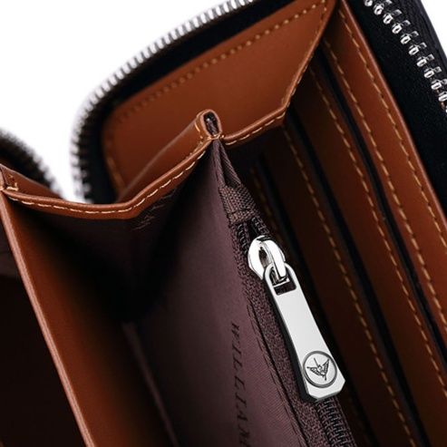 コンパクト 財布 高級感あふれる薄型ラウンドジップ財布