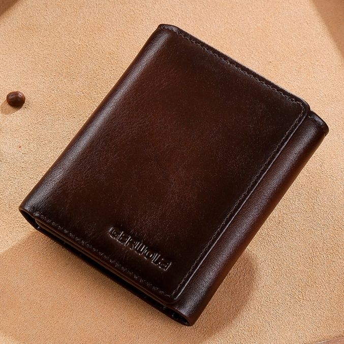 コンパクト 財布 双層大容量コンパクト三つ折り財布