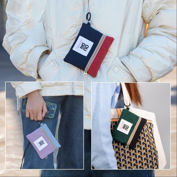 コンパクト 財布 ネックストラップ付き極薄財布