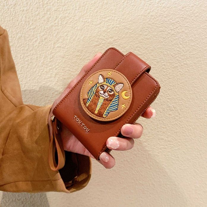 コンパクト 財布 古代猫神の手のひら財布