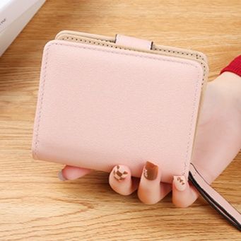 コンパクト 財布 葉模様の透かし彫りミニ財布