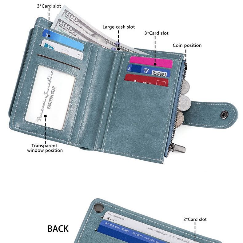 コンパクト 財布 レディース カードケース付き コンパクト財布 カード収納 二つ折り