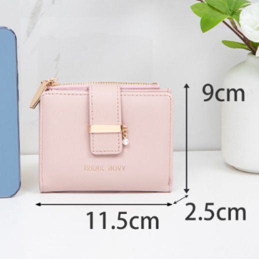 コンパクト 財布 レディース 二つ折り短財布 多機能収納 小銭入れ付き高級感