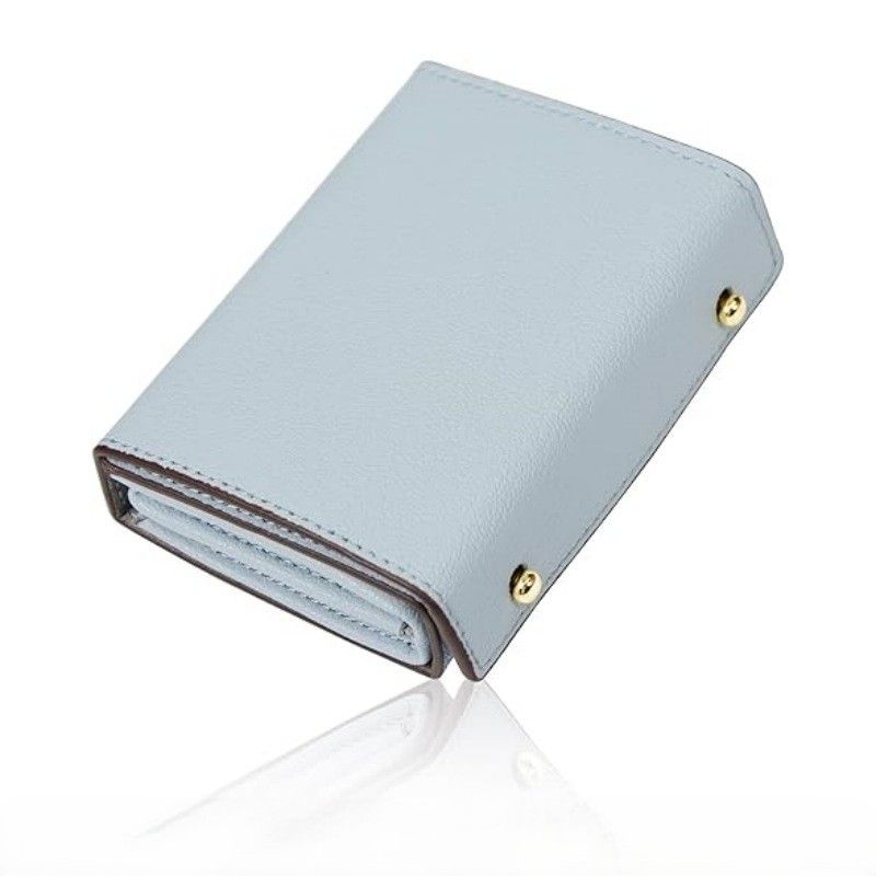 コンパクト 財布 多機能蛇腹式二つ折りコンパクト財布