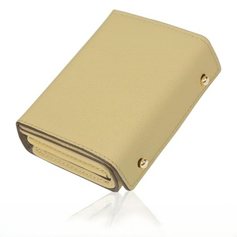 コンパクト 財布 多機能蛇腹式二つ折りコンパクト財布