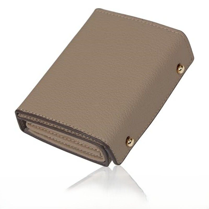 コンパクト 財布 多機能蛇腹式二つ折りコンパクト財布