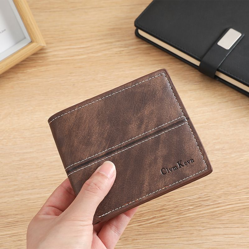コンパクト 財布 メンズ スタイリッシュ ヴィンテージ 二つ折り財布