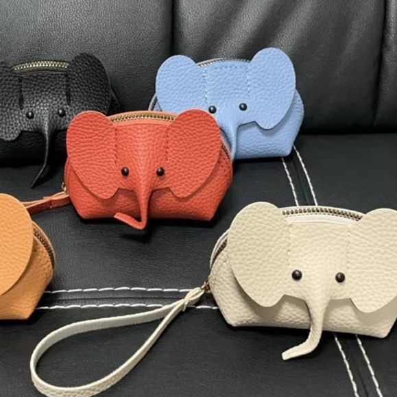 コンパクト 財布 象型 財布レディース小銭入れ全5色