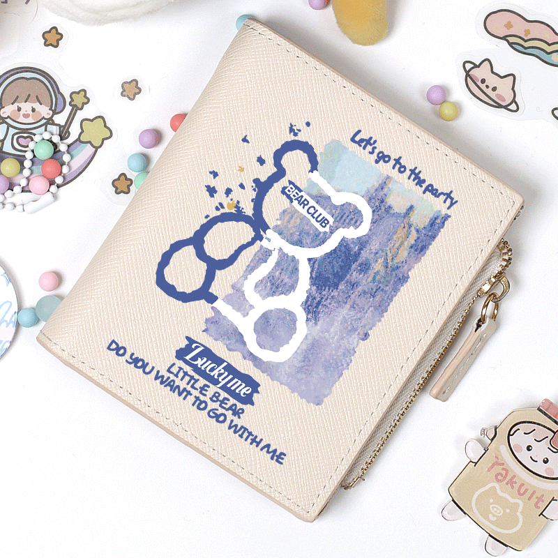 コンパクト 財布 くまパーティー コンパクト財布