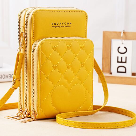 コンパクト 財布 レディース財布付きスマホポーチ ショルダーバッグ