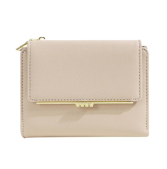 コンパクト 財布 三つ折り カード収納付き ミニバッグ対応 全5色