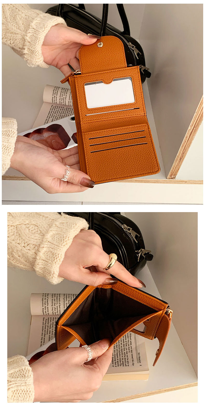 コンパクト 財布 レディース 二つ折り財布 軽量 小銭入れ付き 大容量