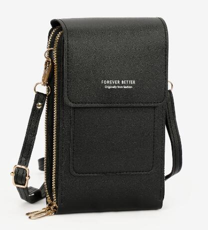 コンパクト 財布 レディース財布付きスマホポーチ ショルダーバッグ