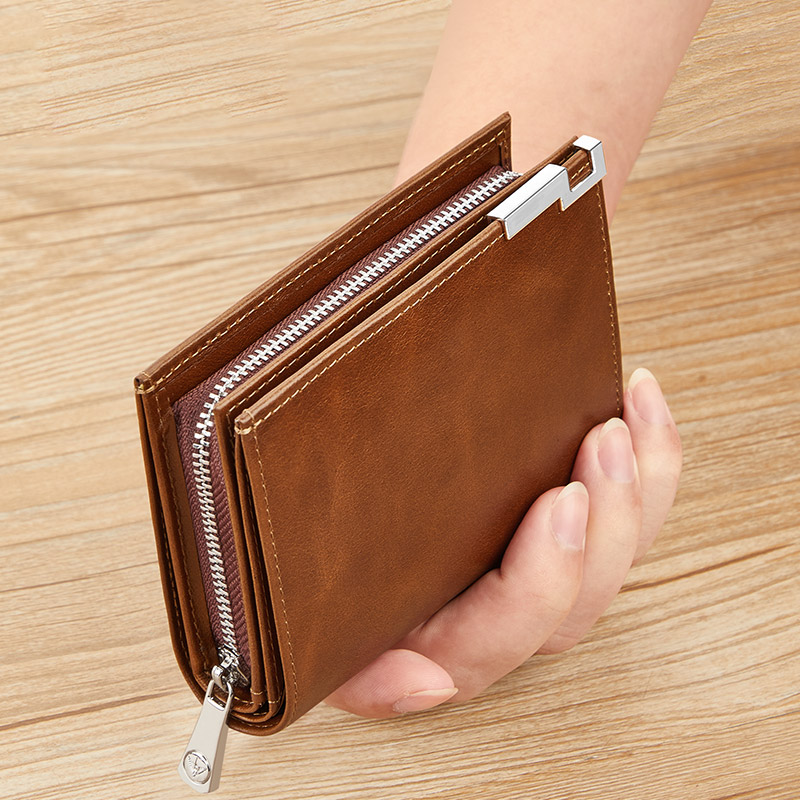 コンパクト 財布 洗練された二つ折り薄型財布