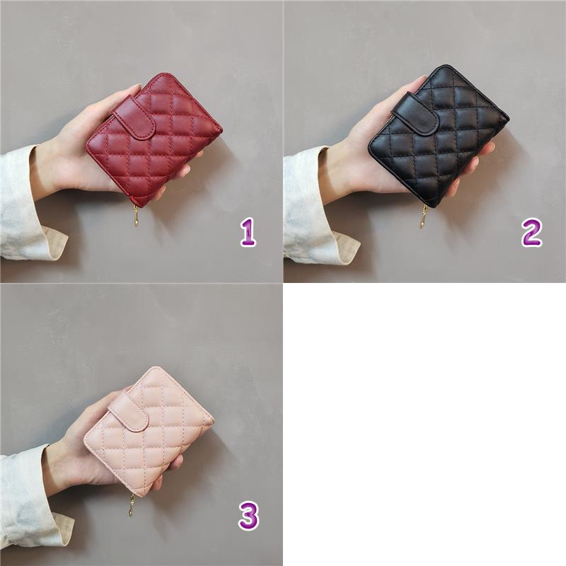 コンパクト 財布 キルティング二つ折り ミニバッグカードポケット付き