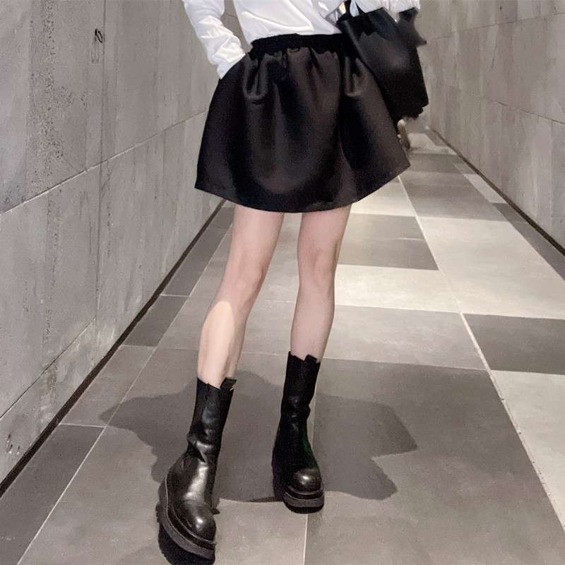 フレンチガーリー フワリ軽やかミニスカート