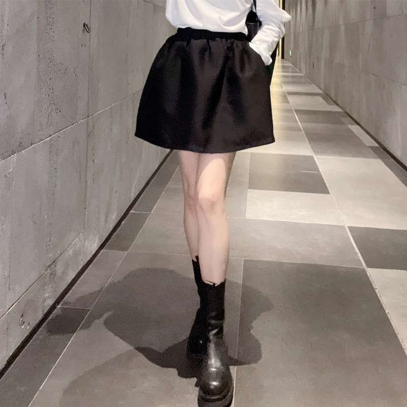 フレンチガーリー フワリ軽やかミニスカート