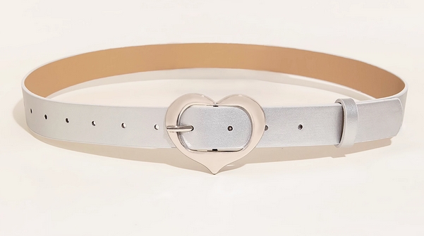 レディース ベルト 女性用レザーベルト 合成皮革 上品なホワイト