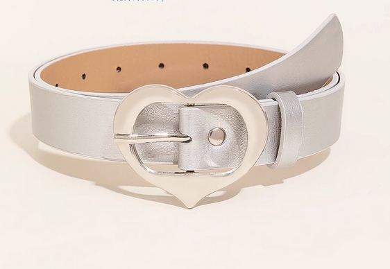 レディース ベルト 女性用レザーベルト 合成皮革 上品なホワイト