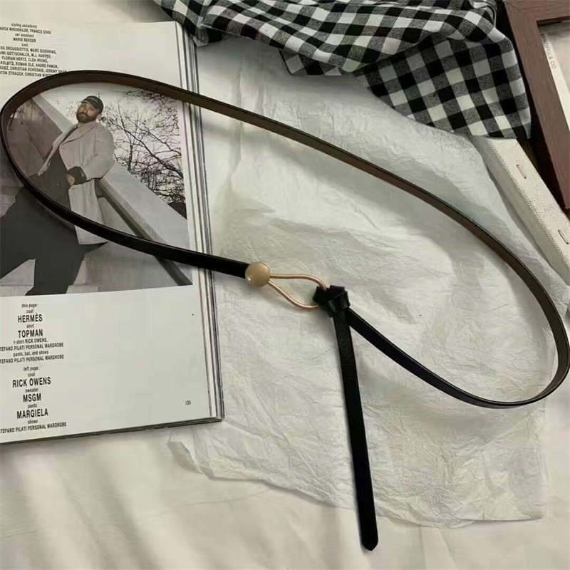 レディース ベルト レディース レザーベルト 金属飾り付き 細身 復古調